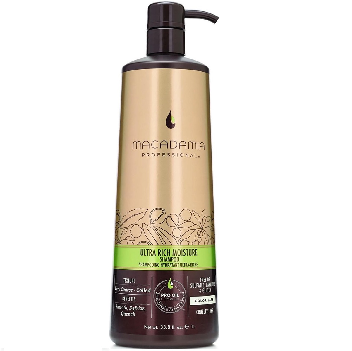 картинка Шампунь ультра-увлажнение для сухих и жестких волос - (Macadamia Ultra Rich Repair Shampoo) от магазина Одежда+