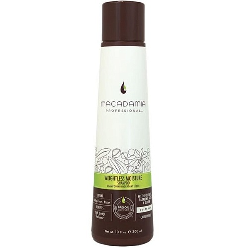 Шампунь увлажняющий для тонких волос - (Macadamia Weightless Moisture Shampoo)