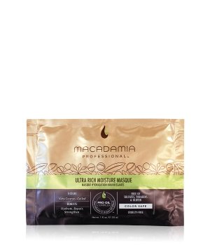Маска ультра-увлажнение для сухих и жестких волос - (Macadamia Ultra Rich Moisture Masque) 30 мл.
