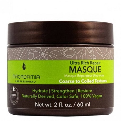 Маска ультра-увлажнение и восстановление для сухих и жестких волос - (Macadamia Ultra Rich Repair Masque)