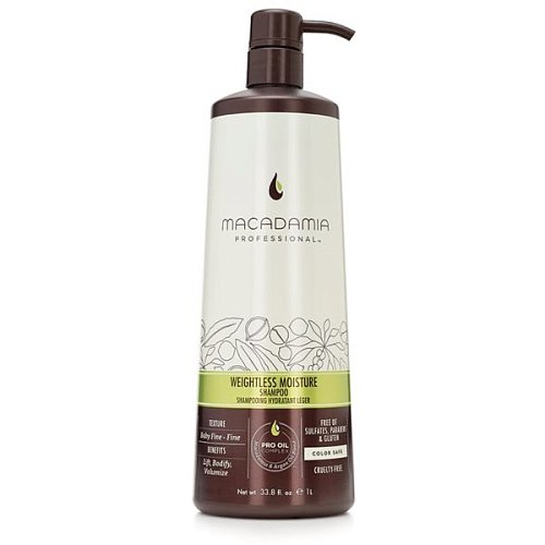 Шампунь увлажняющий для тонких волос - (Macadamia Weightless Moisture Shampoo)