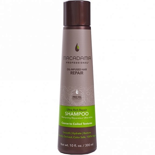 Шампунь ультра-увлажнение для сухих и жестких волос - (Macadamia Ultra Rich Repair Shampoo)